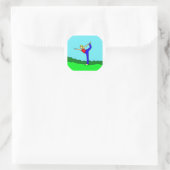 yoga1.jpg ronde sticker (Tas)