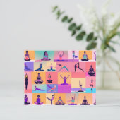 Yoga 01 briefkaart (Staand voorkant)