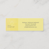 Yoga 1 - Affaires, carte de profil (Dos)