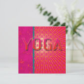 Yoga 1 - Carte, Invitation (Debout devant)
