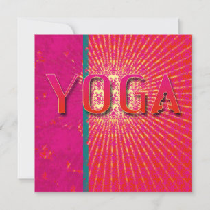Yoga 1 - Kaart, uitnodiging