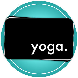 yoga. (aanpasbare kleur) visitekaartje