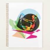 Yoga Abstrait coloré Pose Fitness et bien-être (Devant)