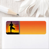 Yoga adreslabel etiket (Insitu)