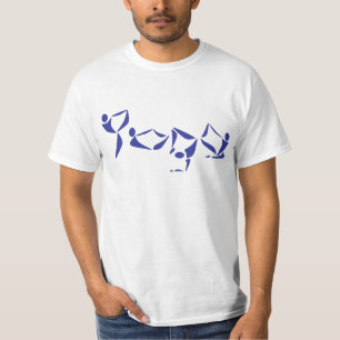 Yoga-alfabet T-shirt