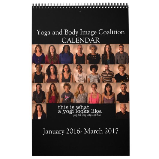 Yoga and Body Image Coalition Calendrier de 15 moi (Protection)