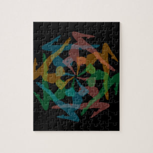 Yoga art legpuzzel