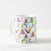 Yoga Asanas Tea Mug (Devant gauche)
