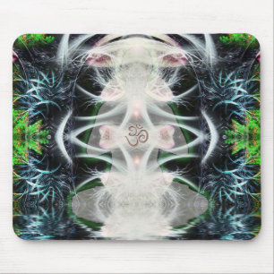 Yoga Aum Fractal Art Mousepad Muismat