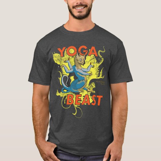 Yoga Beast #1 dubbelzijdig T-shirt (Voorkant)