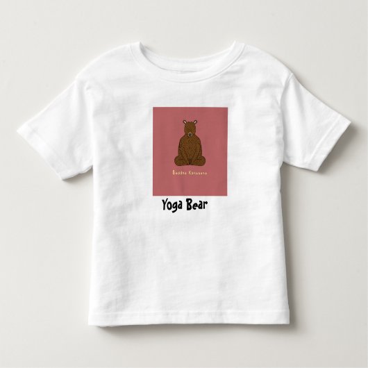 "Yoga Beer" Toddler T-shirt (Voorkant)