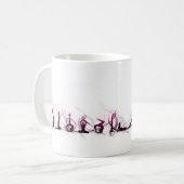 Yoga-beweging Koffiemok (Voorkant links)