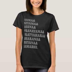 Yoga Boeddhisme Hindoeïsme Sanskriet Boeddha Yogi T-shirt