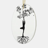 Yoga/boom keramisch ornament (Links)
