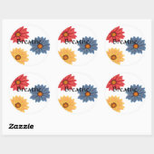 Yoga Breathe Ronde Sticker (Vel)