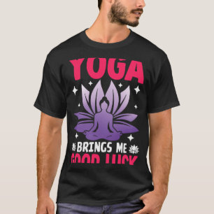 Yoga Brengt Me Goede Geluksbeleving Meditatieve Ru T-shirt