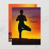 Yoga Briefkaart (Voorkant / Achterkant)