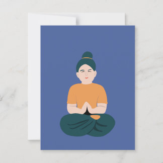 Yoga  briefkaart