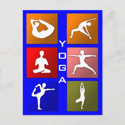 Yoga briefkaart (Voorkant)