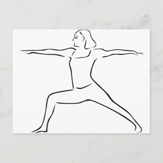 Yoga Briefkaart (Voorkant)