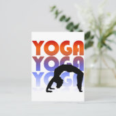 yoga briefkaart (Staand voorkant)