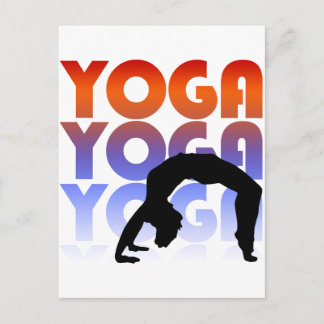 yoga briefkaart
