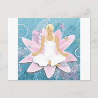 yoga briefkaart