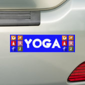 Yoga bumpersticker (Op auto)