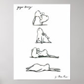 Yoga Bunny Poster (Voorkant)