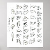 Yoga Bunny Poster (Voorkant)