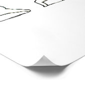 Yoga Bunny Poster (Hoek)