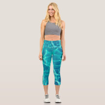 Yoga Capris met hoge golflengte