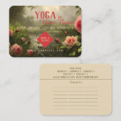 YOGA - Carte de visite (Devant / Derrière)