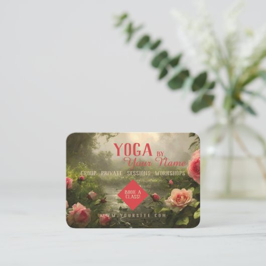 YOGA - Carte de visite (Debout devant)