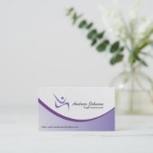 Yoga - cartes de visite (Debout devant)