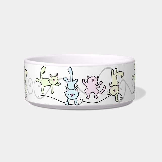 Yoga Cat Bowl Voerbakje (Voorkant)