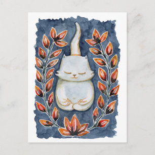 Yoga Cat Briefkaart