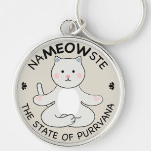 Yoga Cat - Namaste Sleutelhanger