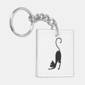 Yoga cat sleutelhanger (Voorkant Links)