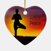 Yoga Ceramic Ornament (Achterkant)