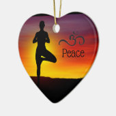 Yoga Ceramic Ornament (Links)