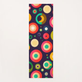 Yoga cercles rétro en différentes couleurs tapis de yog (Devant)