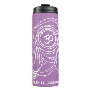 Yoga Chakra Crown Mantra Thermal Tumbler Thermosbeker