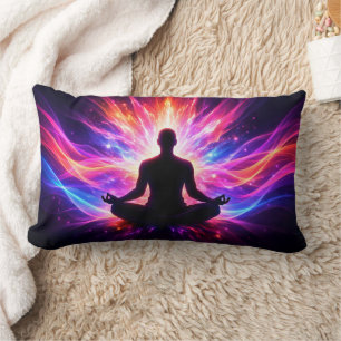 Yoga Chakra Meditatiekussen Kleurrijke Kunst Kussen