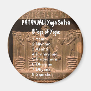 YOGA-checklist : 8 stappen van PATANJALI SUTRA Magneet