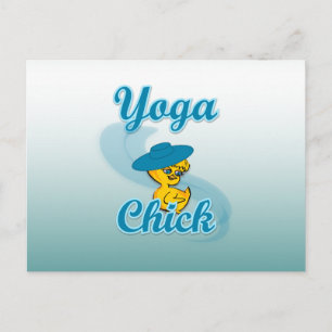 Yoga Chick #3 Briefkaart