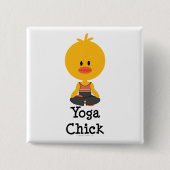 Yoga Chick Button (Voorkant)