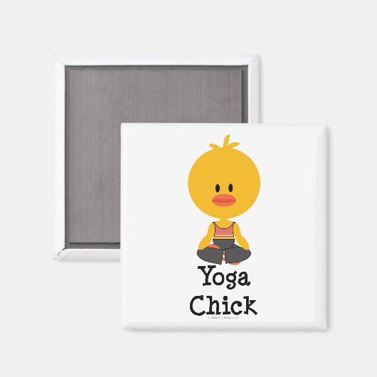 Yoga Chick Magnet (Recto/Verso)