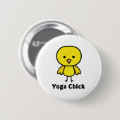 Yoga Chick Ronde Button 5,7 Cm (Voorkant /achterkant)