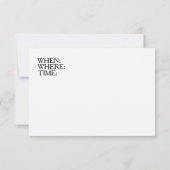 Yoga Class Invite Kaart (Achterkant)